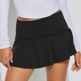 New Quality Anti-Walking Trousers 100-Fold Skirt Summer Girl Small Sports Skirt A Word Super Short Skirt