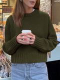 Dili Casual With Long-Sleeved Wool T-Shirt Sweater Women's Clothing 2025 Autumn And Winter