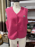 Sleeveless Velvet Short Vest Top 2025 Women's Loose Vest Coat Temperament Commute