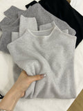 Milk Fufu Soft-Creator Half-High Knitted Bottoming Women In Autumn And Winter Can Wear Loose Small Collar Sweater Top