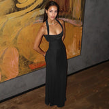2025 New Women's Sexy Bare Back To The Waist Of The Fishtail Dress Temperament Of High-End Feel Dress