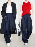 Multi-Season Can Wear Thin Slebsize Trousers Curved Banana Pants Old Money Style Pants Denim Imitation Jeans Women