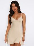 New Self-Made Y2K Dress High-End Women's Babes Sling Skirt Knitted Dress