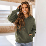 Vintage Water Wash Old Sweater Personality Trendy Hoodie Loose Long-Sleeved Shirt Women's Tops