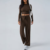 Dili Yoga Sports Long-Sleeved Trousers Set Women's Clothing 2025 Spring And Summer