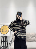 Vintage Linguite Sweater Women Wear A New Loose Lazy Soft Knitted Shirt High-End Blouse