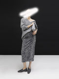 Half-Body Skirt Eye-Catching Velvet Velvet Velvet Ambiance Daily Gorgeous Blingbling Half-Skirt Autumn And Winter
