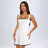 French Hepburn Lace Lace Lace Lace Lace Dress Women's Sexy Pure Desire To Repair High-End Sling Skirt