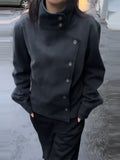 2026 Early Spring Women's Fashion Personality Street New Lead Fencing Jacket