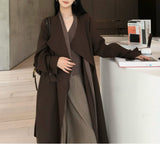 Ultra-Good-Looking High-Collared Bottom Shirt Women's Autumn And Winter Knitted Shirt Woolen Meat With Wide Leg Trousers Tops