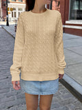 Dili Leisure Vacation Solid Color Long Sleeve Bottom Sweater Knitted Women's Clothing 2025 Autumn And Winter