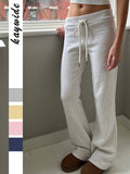 Dili Yoga Sports Solid Color Belt Casual Pants Pants Women's Winter 2025