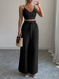 Dili Temperament Elegant Sling Vest Trouser Trousers Suit Women's 2025 Spring And Summer