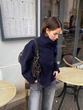 Exploding Fashion Temperament Elegant Buckle Collar Hair Jacket 2025 Women's Clothing Small Batch