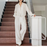 New Spring/Summer French White V-Neck Shirt Women Irregular Small And Unironed White Shirts