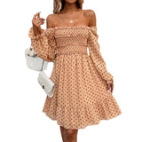Dili Dress 2025 Spring And Summer Temperament Casual Wave Dot Dress