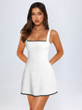 French Hepburn Lace Lace Lace Lace Lace Dress Women's Sexy Pure Desire To Repair High-End Sling Skirt