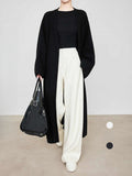 Trousers White Banana Pants Women Hanging Straight Slack Autumn Winter Thick Hairy Broad Leg Pants