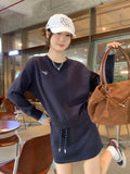 Tibetan Blue Design Sense Retro Splicing Long-Sleeved Shawl Women 2026 Autumn New With Striped Shawl Set