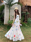 2026 Summer New French Sexy Sling With Sling Dress Fashion Design Feel Holiday Style Pure Dress Woman