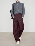 Multi-Season Can Wear A Long-Smelling Imitation Of The Cowboy Banana Pants Women's New Tibetan Cyan Pants Length Anti-Owl Display Thin Slebok Pants
