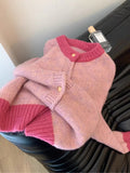Small Fragrant Yellow Short Sweater Coat Women's Spring And Autumn New Lazy Wind Small Autumn Knitted Shirt Top