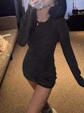 Covered Ass Long-Sleeved T-Shirted Women's Spring And Autumn Winter Plus Velvet Body To Close The Lazy Wind Inside To Keep Warm Tops