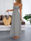 Dili Casual Vacation Braid Waist Dress Dress Women's 2025 Autumn And Winter Independent