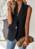 Dili Suit Jacket Woman 2025 Spring And Summer Loose Temperament Commute Sleeveless Suit Vest