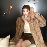 Litong Dyed Sharp Lamb Wool Coat 2026 Winter New Look Thin Fur Coat Woman