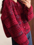 Vintage Green Sweater Women's Autumn And Winter In The Bottom Shirt 2025 New Lazy High-End Loose Knitting Top