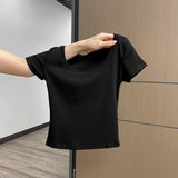 Design Sense Of Niche Short-Sleeved T-Shirt Women 2026 Summer New Slim Simple Casual Half-Sleeve Top