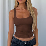 Dili Y2K Hot Babes Pure Summer T-Shirt Vest Women's Clothing 2025 Spring And Summer