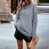 Dili Round-Neck Sweater Women's 2025 Autumn And Winter Women's Long-Sleeved Knitted Shirt Top