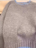 Autumn And Winter New 2025 Thicken Round Collar Sweater Women Loose Leisure Lazy Bottom Shirt Soft Knitted Shirt