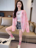 Ice Silk Thin Sunscreen Women's Summer Dress 2025 New Loose Large Size Small Sunscreen Hooded Jacket