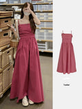 French Dress Women's Summer New High-End Milk Sweet Gentle Waist Thin Small Pure Desire Sling Skirt