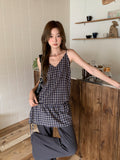 Korean College Style Strapped With Long-Sleeved Waistless Vest Women Summer Age Reduction V-Neck Thin Slings