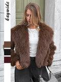 Dili Casual Velvet Solid Color Long-Sleeved Coat Women's Clothing 2025 Autumn And Winter