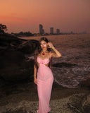 2025 Spring And Summer New Seaside Body Sex Pure Desire To Tie The Dress