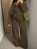 Dili Vacation With Long-Sleeved Coat Trousers Two Sets Of Women's Clothing 2025 Autumn And Winter