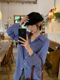 New Niche Design Embroidered Collar Collar Long-Sleeved Top Women's Spring And Autumn Loose Casual Bag Shirt