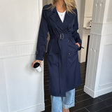 Dili Vacation Solid Color Long-Sleeved Coat Women's Clothing 2025 Autumn And Winter
