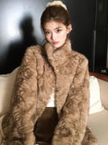 Litong Dyed Sharp Lamb Wool Coat 2026 Winter New Look Thin Fur Coat Woman