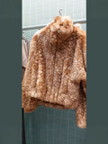 Fashion Famous Temperament New Collar Spot Imitation Fur Jacket 2025 Environmental Protection Fur