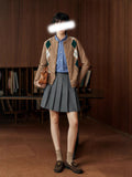 Spring And Summer New Seoul Academy Deconstruction Cold Pressure Fixed Type A Short Version Of The TR Twill Skirt Trousers Woman