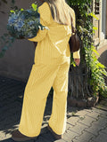Dili Casual Holiday Long-Sleeved Shirt Straight Trouser Suit Women's 2025 Autumn And Winter