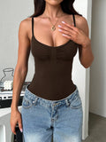 Dili Y2K Sexy Sling Vest Vest Jumpsuit Pantyhose Women's 2025 Summer