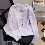 Self-Retention Recommendation~¶¤ Beaded Long-Sleeved Knitted Cardigan Women 2025 Spring And Autumn New Soft-Creinous Sweater Jacket Tide