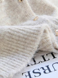 Design Lace With Sweater Cardigan Women 2025 New Autumn And Winter Lazy Wind Thick Soft Knitted Jacket